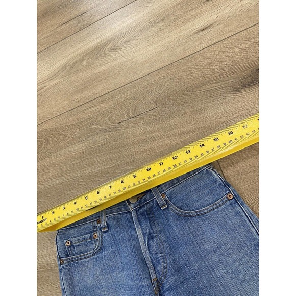 Levi's 501XX Jeans Womens 28x31 Blue Button Fly Medium Wash Denim Cotton - Picture 9 of 11